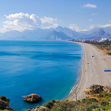 Stranden in Antalya