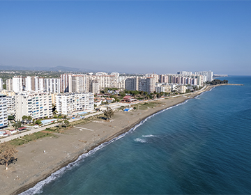 Mersin'de deniz manzaralı daireler