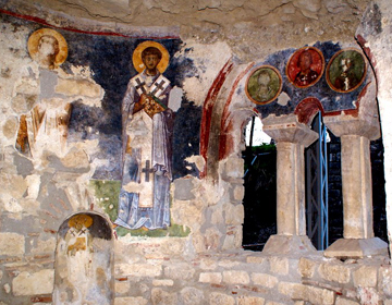 wall-painting, church
