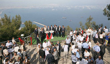 Opening ceremony of the cable car in Antalya